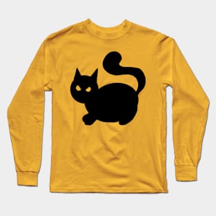 Black kitty Long Sleeve T-Shirt